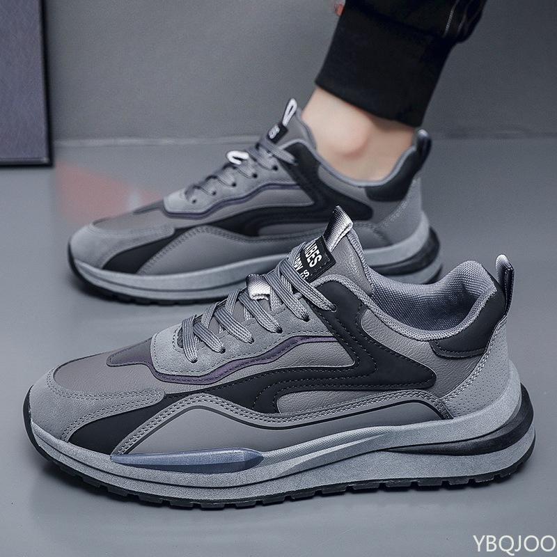 Fashion Spring New Breathable Casual Fashion Running Sneakers Trendy Versatile Thick Bottom Simple Comfortable Men's Trendy Shoes