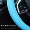 Silicone Steering Wheel Cover Elastic Glove Fit Soft Touch Can Choose from Various Colors of Car Interior Decoration DIY Parts