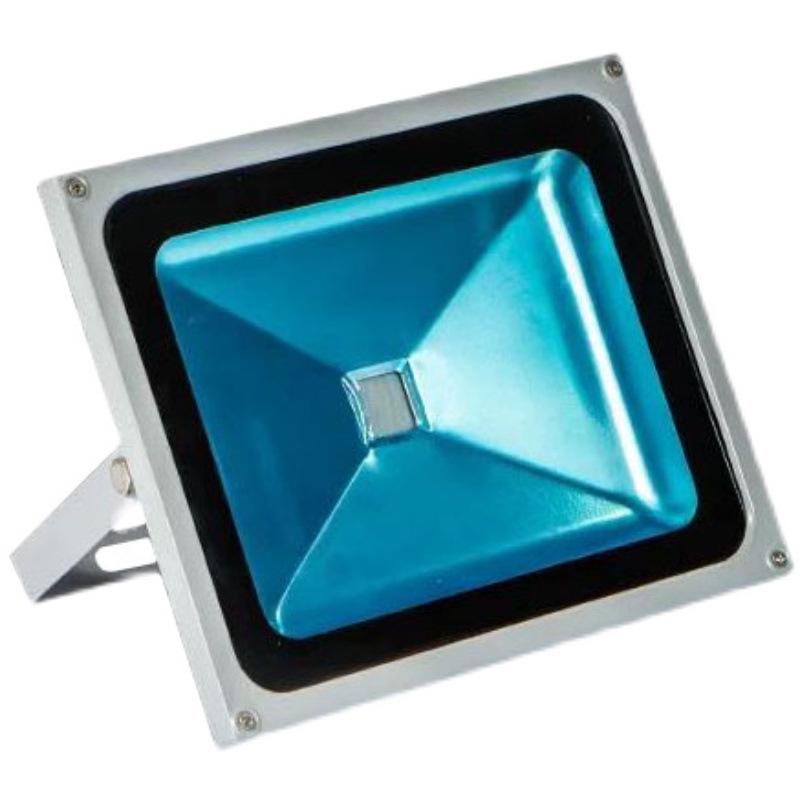 LED Backpack Floodlight with Die-Cast Aluminum Housing - Solar-Powered Lawn Light Monitoring Kit