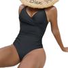 European and American One-piece Swimsuit One-piece Female Sexy Slim and Thin Suspender Hot Spring Conservative Swimsuit Female