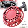 GX160 Pull Start Compatible with Honda GX120 GX200 5.5HP 6.5HP Engine 28400-Z4M-306ZB 27400-Z1T-702 Recoil Starter Assembly Curved Steel Rod Pawls