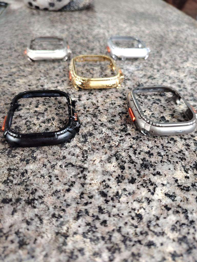 Kompatibelt Ultra Metallskal för Apple Watch Series 9 (44/45mm)