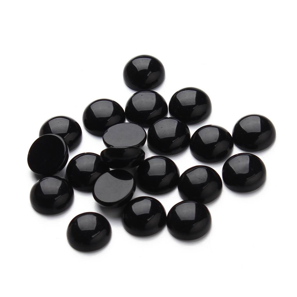 5-10pcs/lot Natural Stone Cabochon 4-25mm Amethyst Tiger Eye Agate Half Round Cabochon For DIY Ring Necklace Jewelry Accessories