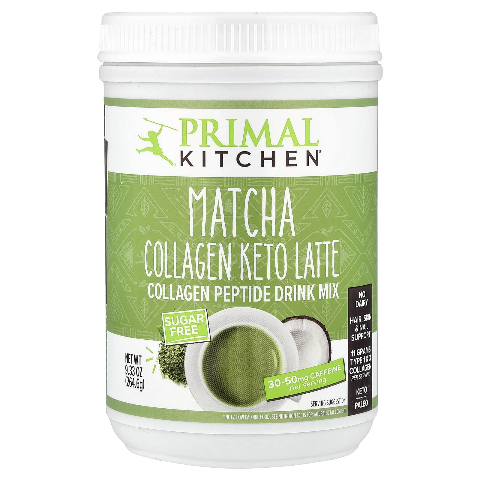 

Collagen Keto Latte, Matcha, 264.6G(9.33Oz)
