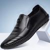 Large size foreign trade leather shoes British men's shoes men's best man black groom business dress soft-soled suit