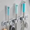 2 In 1 Tool Organizer With 3/4 Racks&4/5 Hooks Storage Hook Hangers Wall Mounted Space-Saving for Garden Garage Kitchen Bathroom