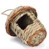 Grass Hanging Bird House Cages Shelter Roosting Nest Hand Woven Hut for Hummingbird
