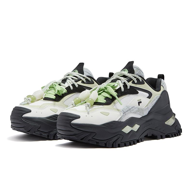 FILA Fusion Hard Candy Shoes Round Toe Double Laces Height Increasing Low Top Dad Shoes Women sneaker T12W611001F-BS