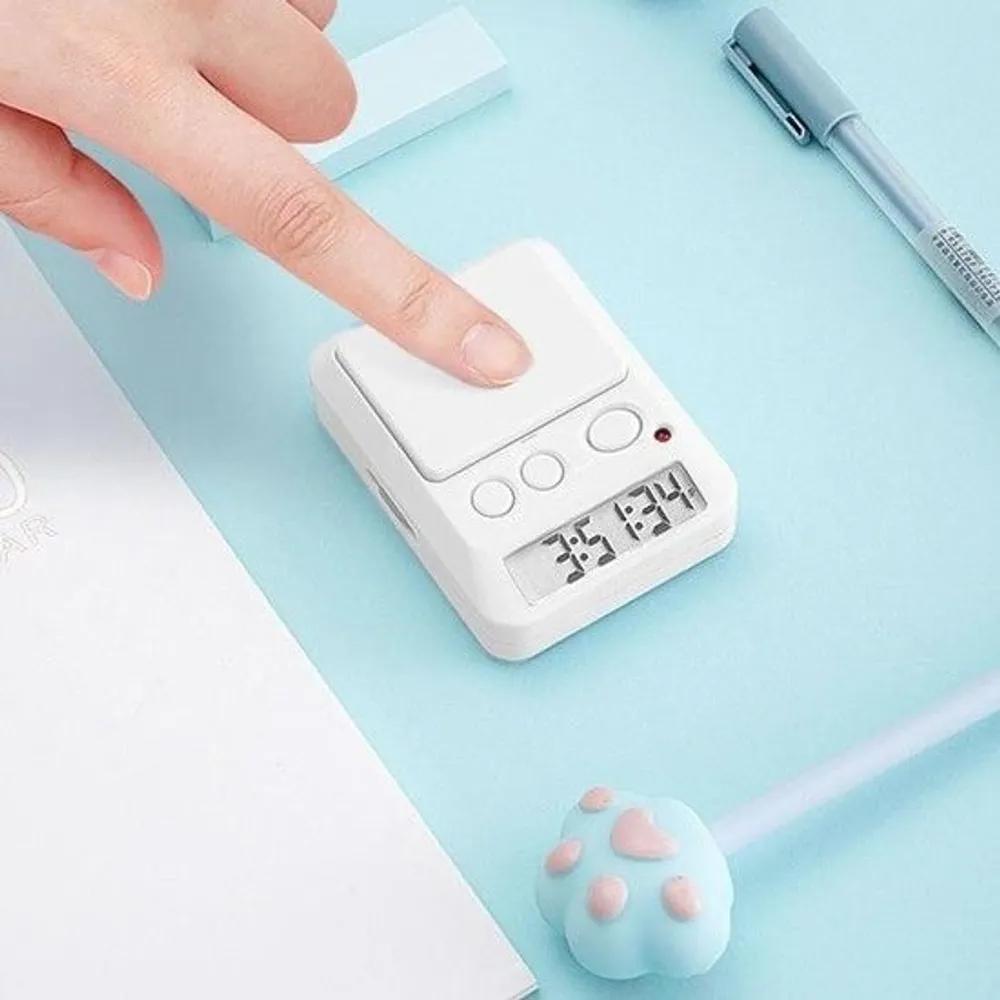 [Out_65] Watch Study Stopwatch Timer Button Stopwatch (49749231) white