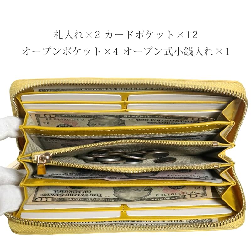 [Berkut] yellow crocodile long wallet men's ladies genuine crocodile long wallet enamel shining genuine leather Genuine leather leather crocodile
