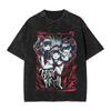 Rock Band Babymetal Vintage Washed Graphic T-Shirt Men's Woman's Hip Hop Loose Fashion Short Sleeve Graphics Tees Street 2322