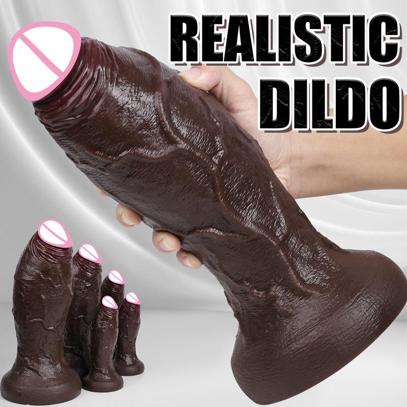 Huge Anal plug Realistic dildo fantasy thick Penis Big Dick Suction Cup Dildos XXL Butt plug Adult Sex Toys For Women Men Gay