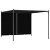 vidaXL Garden Pergola with Retractable Roof 3x3 M Anthracite