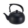 Thickened Stainless Steel Black Classical Teapot for Restaurant and Hotel, Induction-Compatible, Small Tea Art Kettle.