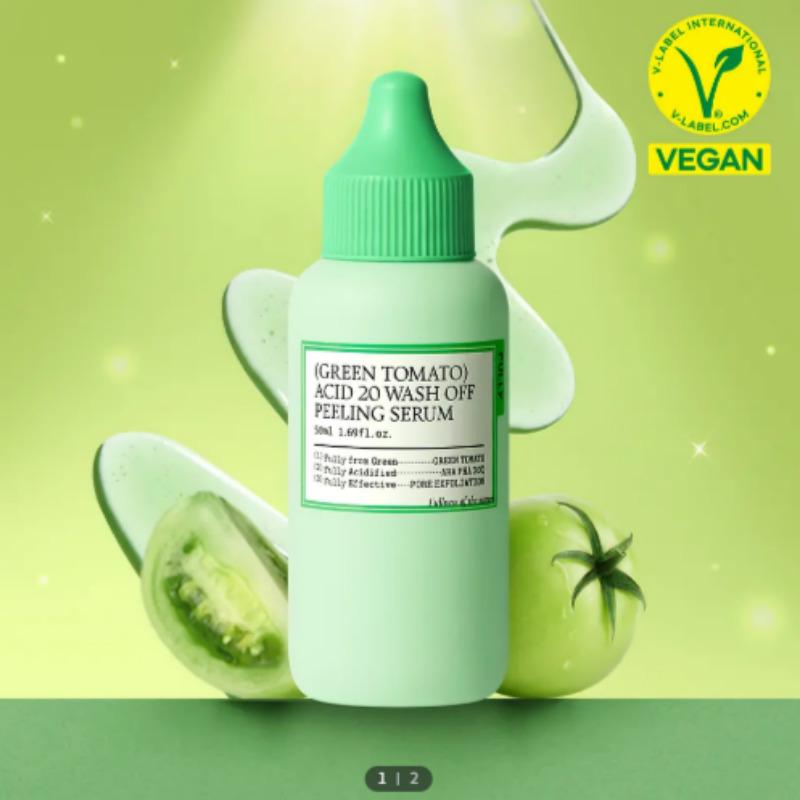 Fully Green Tomato Acid 20 Wash-Off Peeling Serum 50ml