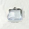 1PC Clear Mini Coin Purse Portable Mini Makeup Pouch Travel Cosmetic Organizer Credit card bank card clutch purse coin purse