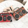Radio Shaped Crossbody Bag for Women Shoulder Bag Handbag Evening Clutches Purse