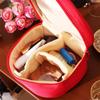 Portable Fruit Makeup Bag Velvet Cute Handbag Cartoon Travel Cosmetic Bag  Travel