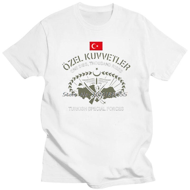 

New Short Sleeve Men Turkish Special Forces Ozel Kuvvetler Maroon Berets Bordo Bereliler T Shirt Cotton Tee Harajuku Streetwear 4XL
