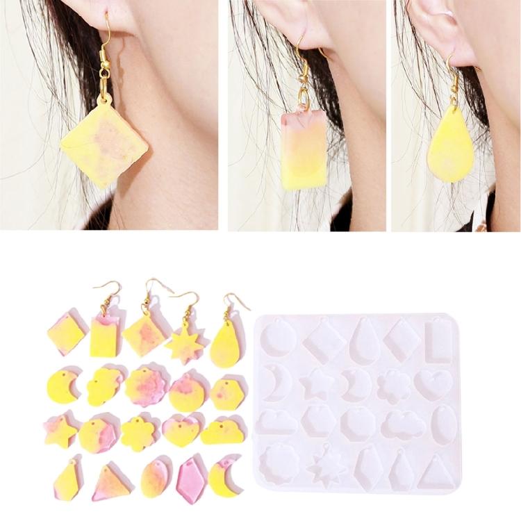 Silicone Mold Kit for Artistic Earrings Ear Pendant Silicone Molds Epoxy Mould