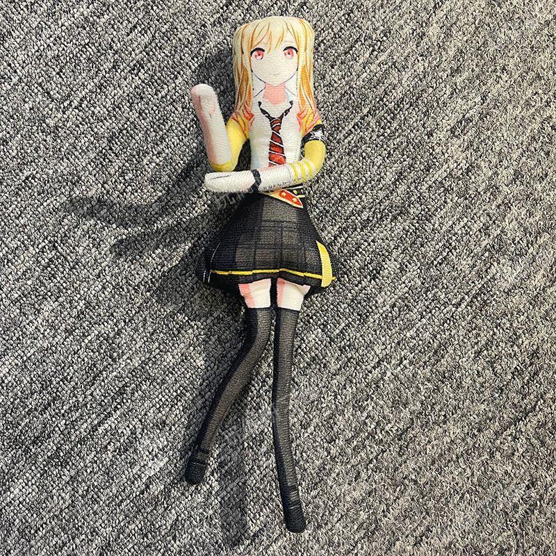 28cm Kanade Voisaki Project Sekai Plush Doll Flexible Wire Frame Poseable Body Twistable Shape Music Themed Collectors Gift