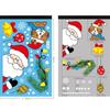Christmas Snowflake Elk Snowman Glass Sticker Noel Ornaments Xmas Wall Stickers Merry Christma Decor Happy New Year Sticker