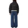 Lee Korean Style Warm Short Stand Collar Two-Way Zipper Down Jacket Women Outerwear LE2504DP60BK