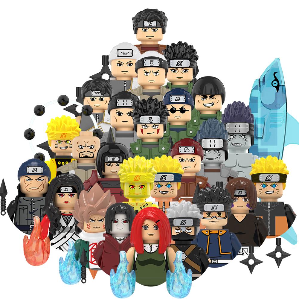 MOC Creative Anime Cartoon Bricks Dolls Compatible Model Mini Education Puzzle Assemble Action Figures Building Blocks Toys