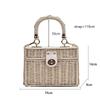 Woven Straw Bags Women's Handbags Bohemian Chic Multi-functional Handbag for A Beach Chain Crosshody Shoulder Bag