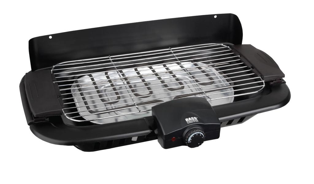 Grill elektryczny 2 w 1, wolnostojący i stołowy, 46 x 23 cm