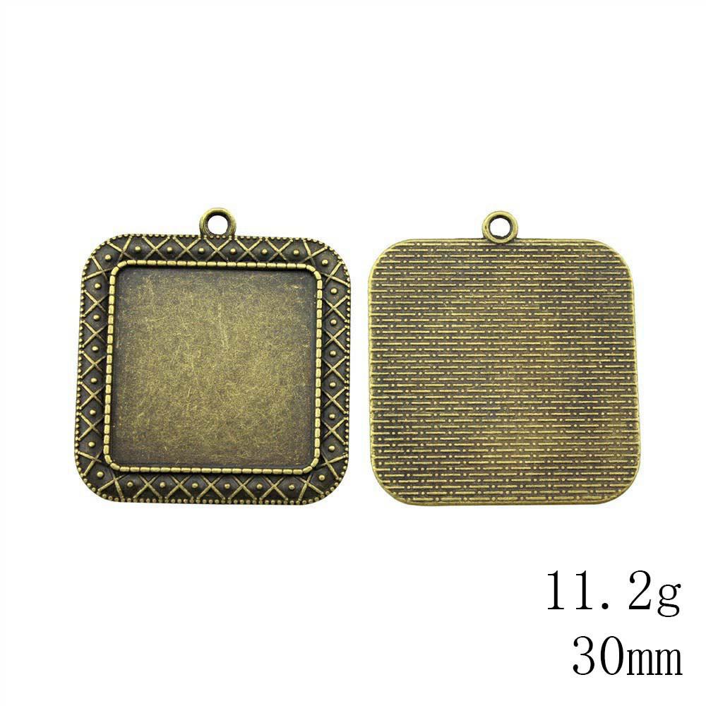 New Year's Day Accesories Fit Round 30-35mm Glass Cabochon Base Setting Tray Accessories Parts Souvenir Accessory Parts