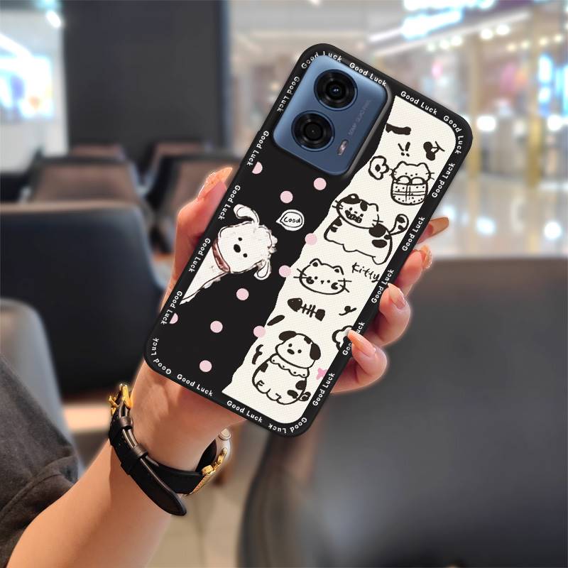 Back Cover Soft case Phone Case For MOTO G24 Power Fashion Design Cartoon Dirt-resistant Shockproof Waterproof Silicone
