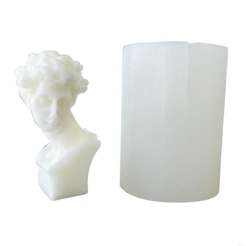 

3D Sculpture Silicone Mold for DIY Handmade Crafts Ornaments Making Mould Modern Decoration X3UC