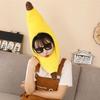[Egao Ichiban] Cosplay Banana Hat, Funny Costume for Halloween, School Festivals, Yellow, Unisex, Adult Size [A273-09] (4) 60cm