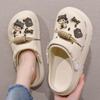 thick-soled hole shoes men's and women's summer outer wear seaside beach non-slip bag head cool slippers men