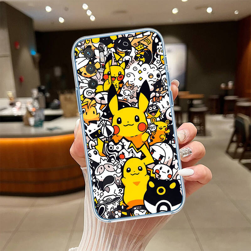 POKEMON Cartoon Phone Case for Motorola Edge 20 30 S30 40 50 Fusion Lite Plus Pro Ultra Neo One Action Zoom Hyper Power Macro Vision