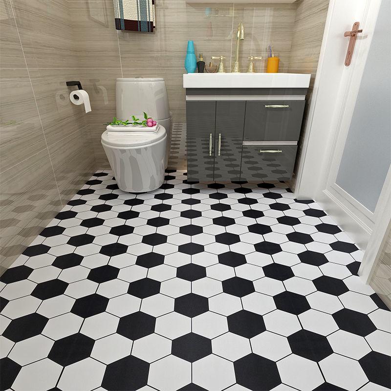 Adesivo da Pavimento Moderno Minimalista Autoadesivo per Bagno, WC e Cucina