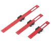 3Pcs Woodworking Ruler Set Accurate Metal Slide T Type Square Scribing Marking Measuring Tool