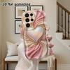 Phone Case: 2D Flat Samsung Galaxy A34 A35 M05 M06 S20 S22 S21 FE Plus 5G Protective Case, Couple Style, Iridescent Heart, Christmas and Halloween Gif
