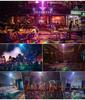 Mini DJ Disco Light Sound Activated Led RGBW Magic Ball Strobe Stage Effect Laser Projector Lamp for Dance Birthday Wedding Bar Xmas Partys