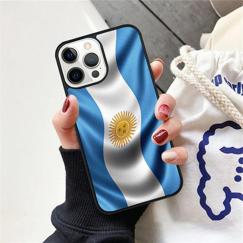 Argentine National Flag Phone Case For iPhone 17 Air 15 16 Cover 11 13 14 Pro Max 12 Plus Max Fundas