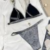 Women's two-piece swimsuit, shiny bikini, plus size xxl. Women's two-piece swimsuit, shiny bikini, plus size xxl.