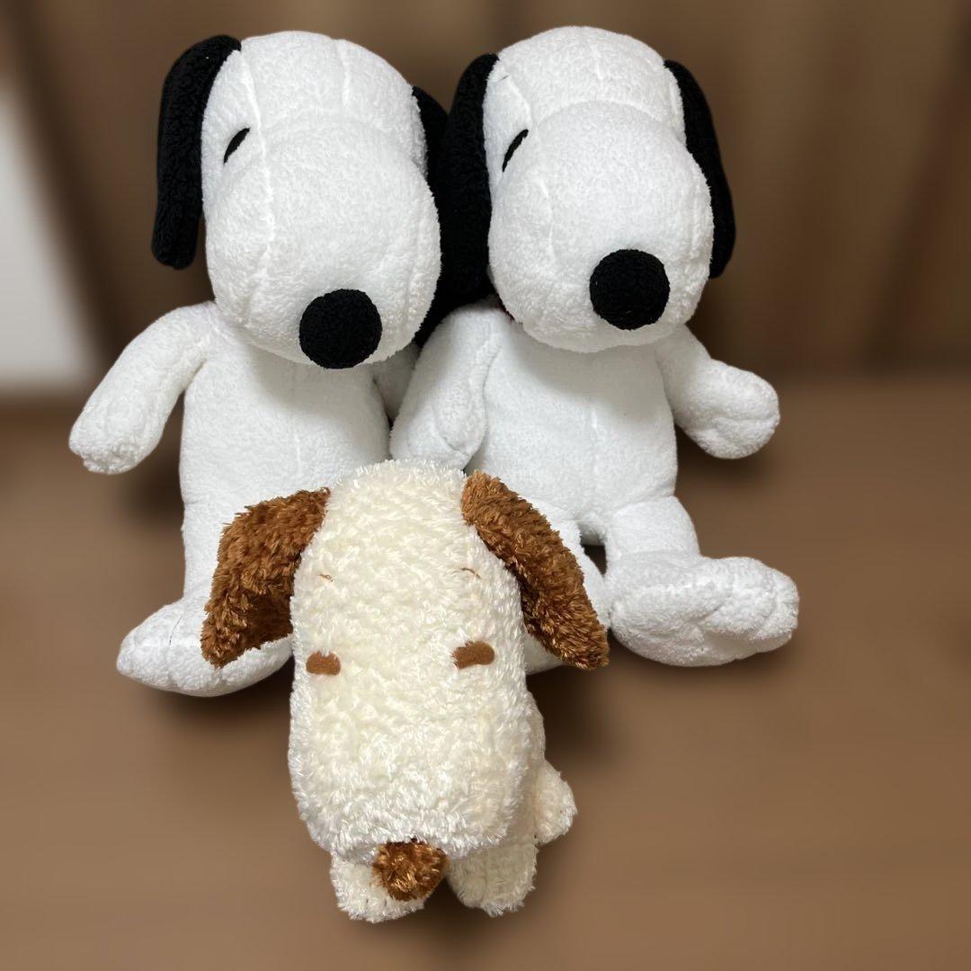 USJ not for sale Snoopy stuffed toy 3-piece set of 2 and 1 more
