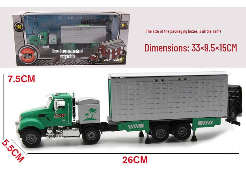 1:50 Luxury RV Alloy Model Toy Car for Children