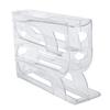 Egg Storage Box Auto Rolling Egg Container Auto Rolling Egg Holder for Fridge 4-tier Space-saving Dispenser Organizer