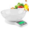 WH-B21LW Kitchen Food Scale Digital Cooking Multifunction Weight Scale with Bowl (White)