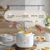 BEAR 0.8L White Ceramic Electric Slow Cooker CN Plug (adapter Included)