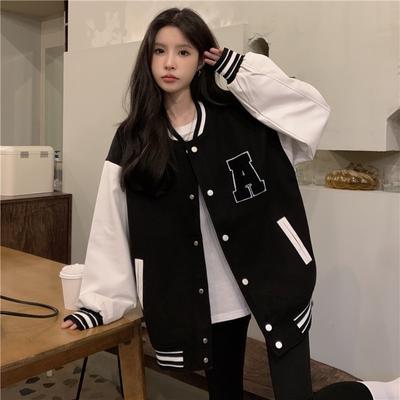 Baseball Uniform Women's Thick Jacket Outerwear
