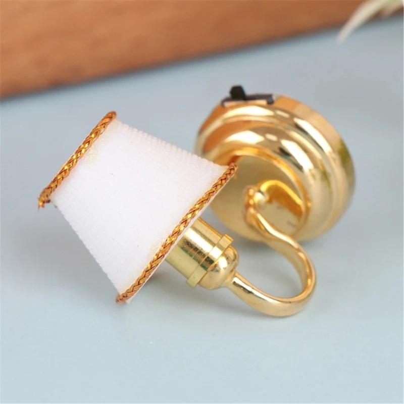 Sconce Model Bedroom Wall Light Miniature Furniture Model Accessories Role Play Furnishings Lighting Toy Doll House