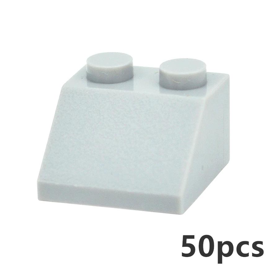 

50Pcs Slope Bricks 2 x 2 Roof Building Blocks Figures House Parts DIY City Educational Classic Assmble Kid Toys Compatible 3039